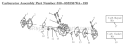 Page A Diagram and Parts List for HP28  Weed Eater Trimmer